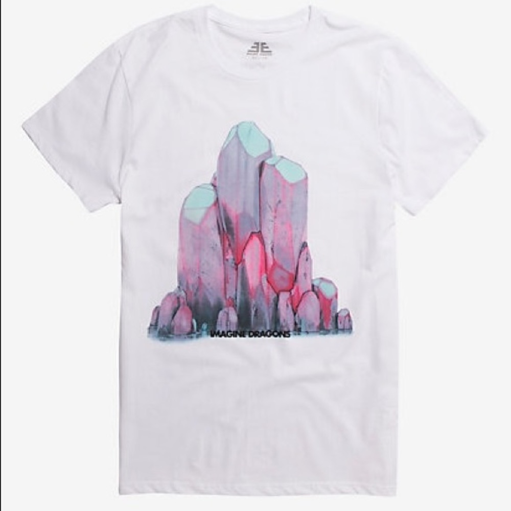 new hot topic imagine dragons crystal tshirt